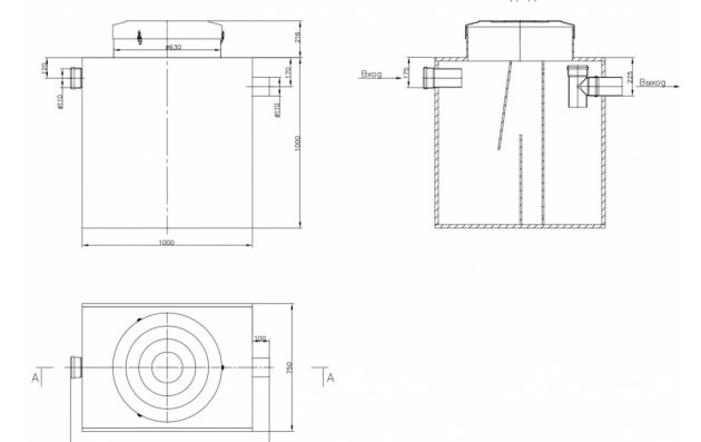 Промышленный жироуловитель Alta М-OS 3.6-240