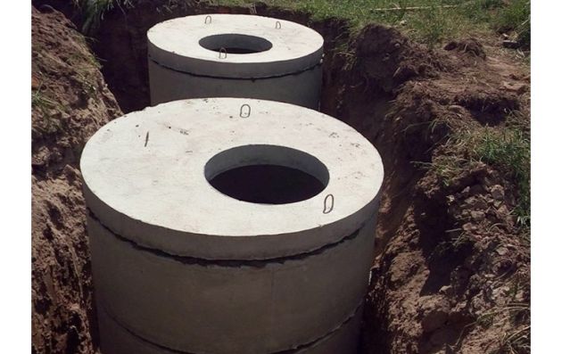 Ж\Б септик на базе 1,5 метровых колец