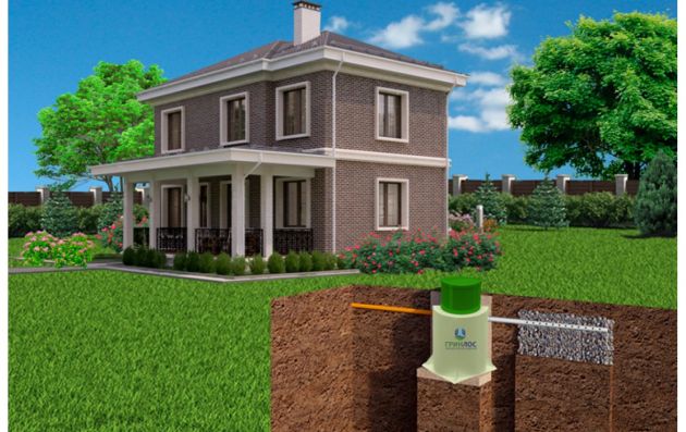 Станция биологической очистки Гринлос Аэро 4 низкий корпус