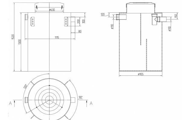 Промышленный жироуловитель Alta М-OR 3.6-240