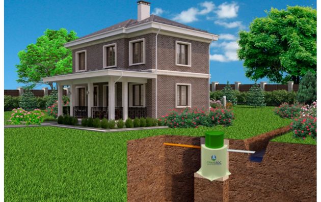 Станция биологической очистки Гринлос Аэро 6 Супер Лонг