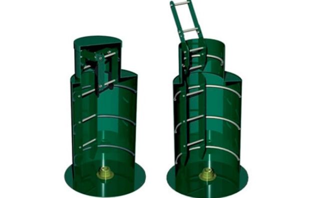 Раскладная лестница для Кессонов B, В+