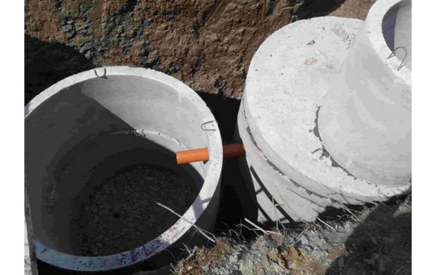 Ж\Б септик на базе 1,5 метровых колец
